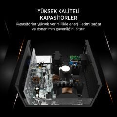 James Donkey JDP1050 APFC 12 cm 1050 W 80+ Bronze ATX 3.1 PCI‑E 5.1 Güç Kaynağı