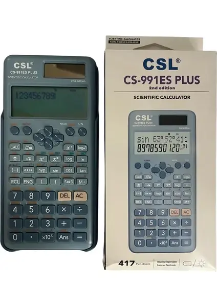 CSL CS-991ES PLUS-BLUE Mavi Fonksiyonel Hesap Makinesi