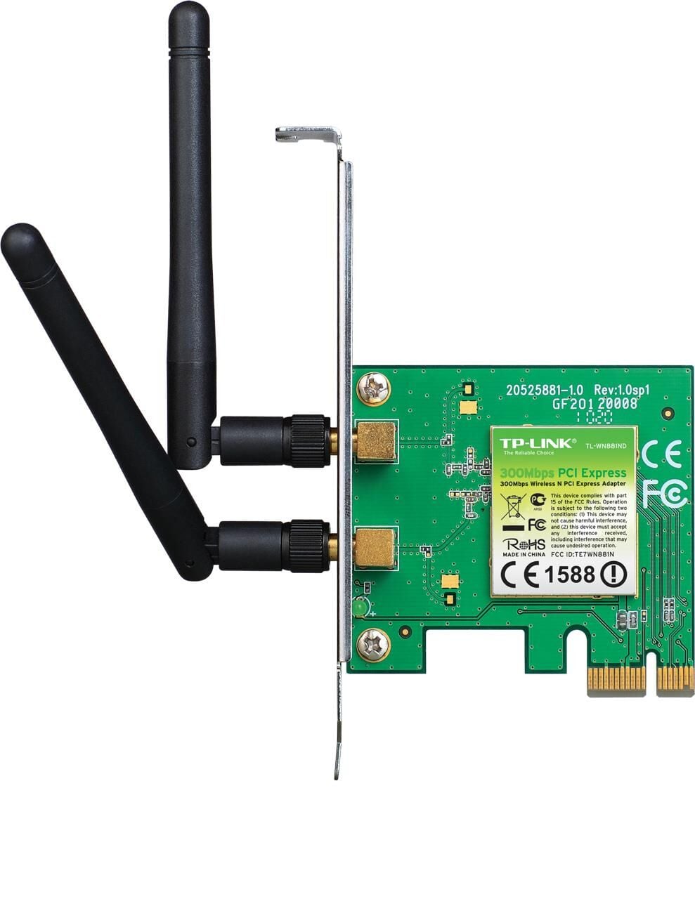 TP-Link TL-WN881ND 300 Mbps 2.4GHz 2 Antenli Kablosuz N PCI Express Masaüstü Wi-Fi Adaptör