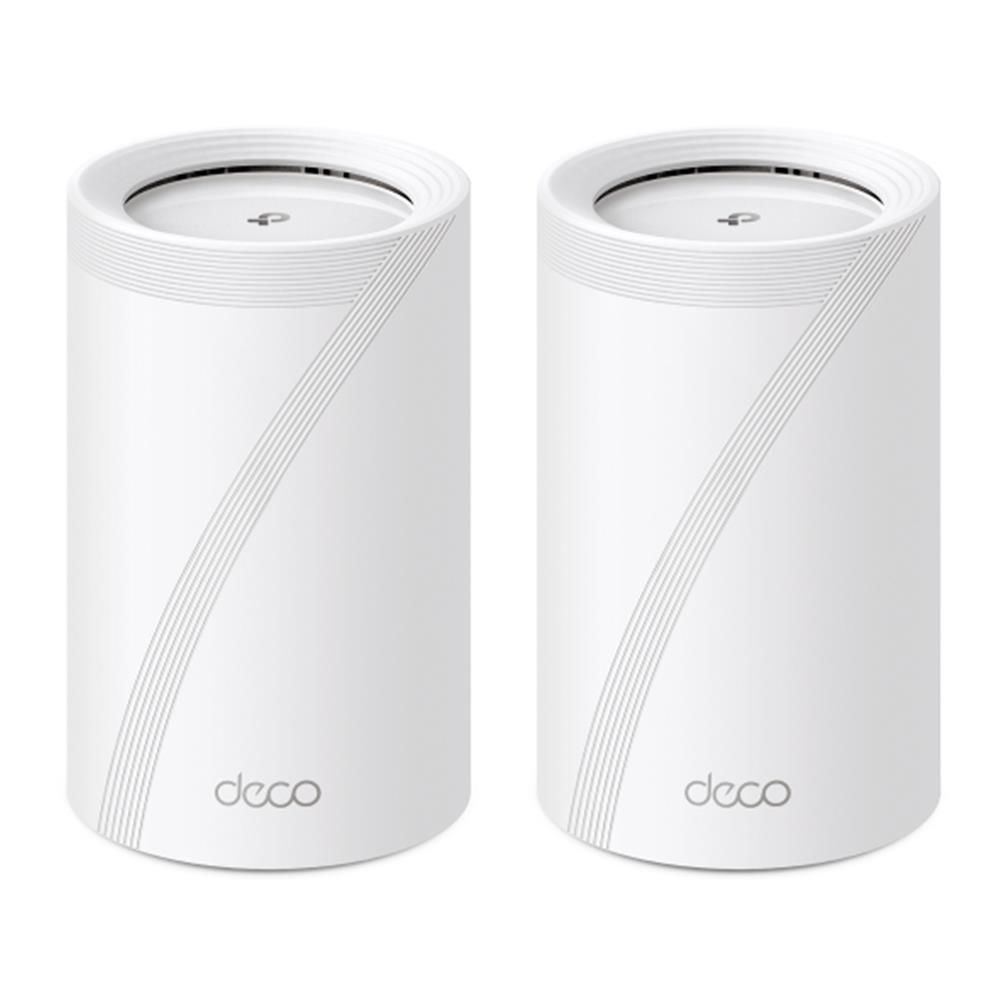 Tp‑Link DECO BE65 (BE9300) 2‑Pack Wi‑Fi 7 Tri‑Band Mesh Sistemi – 13 Gbps (6 GHz 5764 Mbps + 5 GHz 2882 Mbps + 2.4 GHz 688 Mbps), 4× 2.5 Gbps Ethernet, 320 MHz Kanal, AI‑Roaming, WPA3, VPN, HomeShield