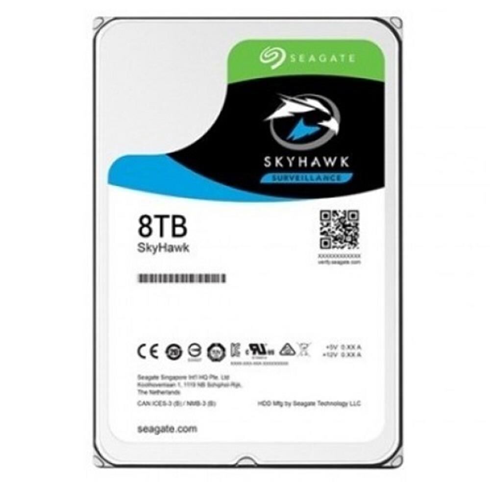Seagate SkyHawk 8TB 3.5'' SATA 3 256MB 5400RPM 7/24 Güvenlik Kamerası Hard Diski (ST8000VX010)