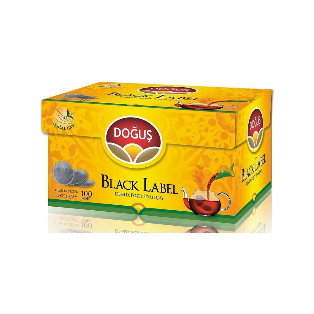 Doğuş Black Label Demlik Poşet Çay 100 Adet x 3,2 g (320 g)