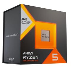 AMD Ryzen 5 7500X3D 4.5GHz (Turbo) 6-Çekirdek 102MB Önbellek 3D V-Cache AM5 65W İşlemci (Tray/Fansız)