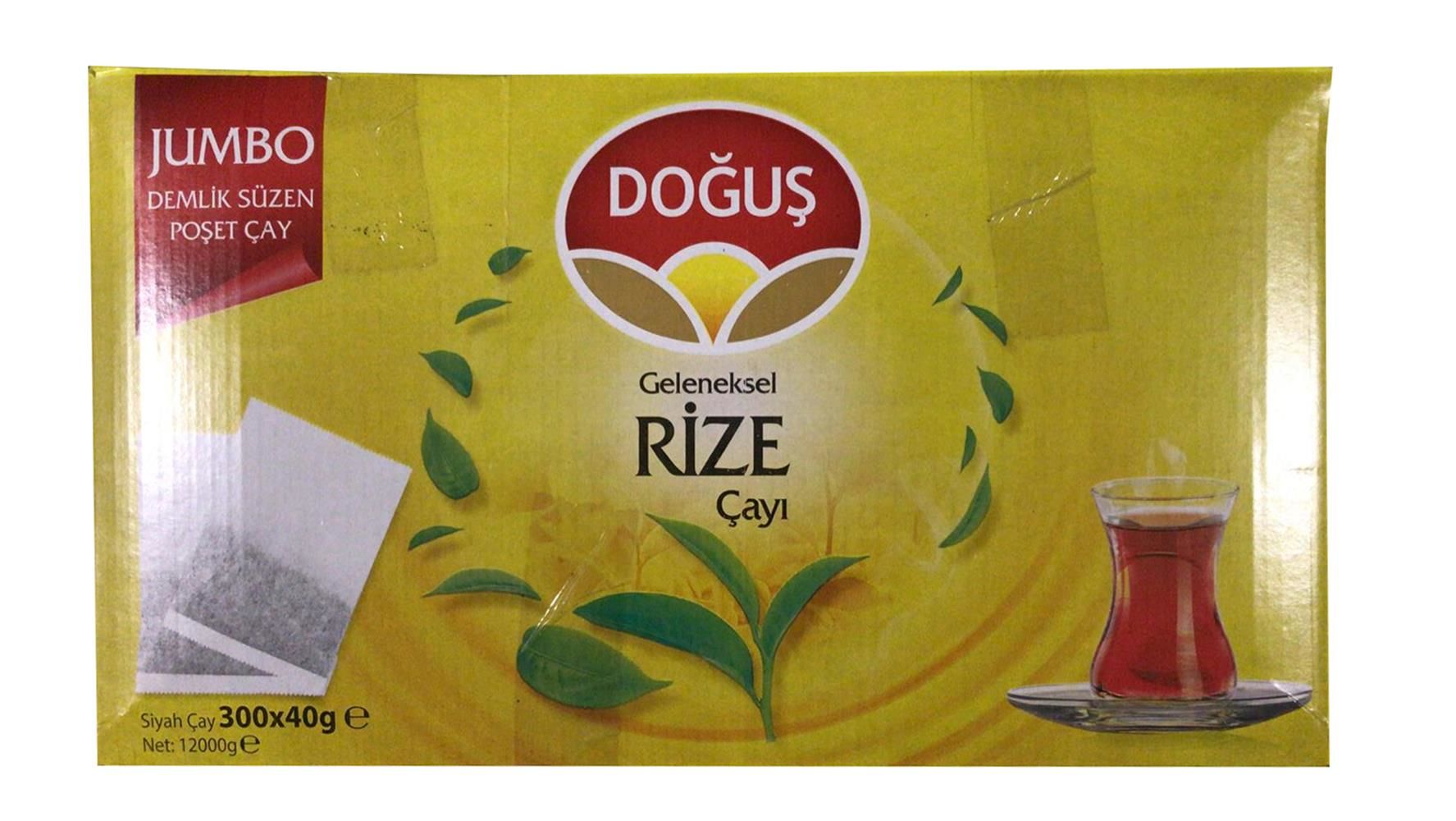 Doğuş Rize Demlik Poşet Çay (EDT) 300 Adet x 40 g (12 kg)