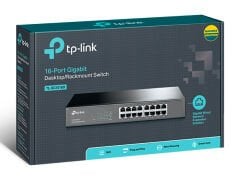 TP-LINK TL-SG1016D 16 Port Gigabit 10/100/1000 Mbps Yönetilemez Switch, Rack/Uygun, Ev ve Ofis Ağları İçin