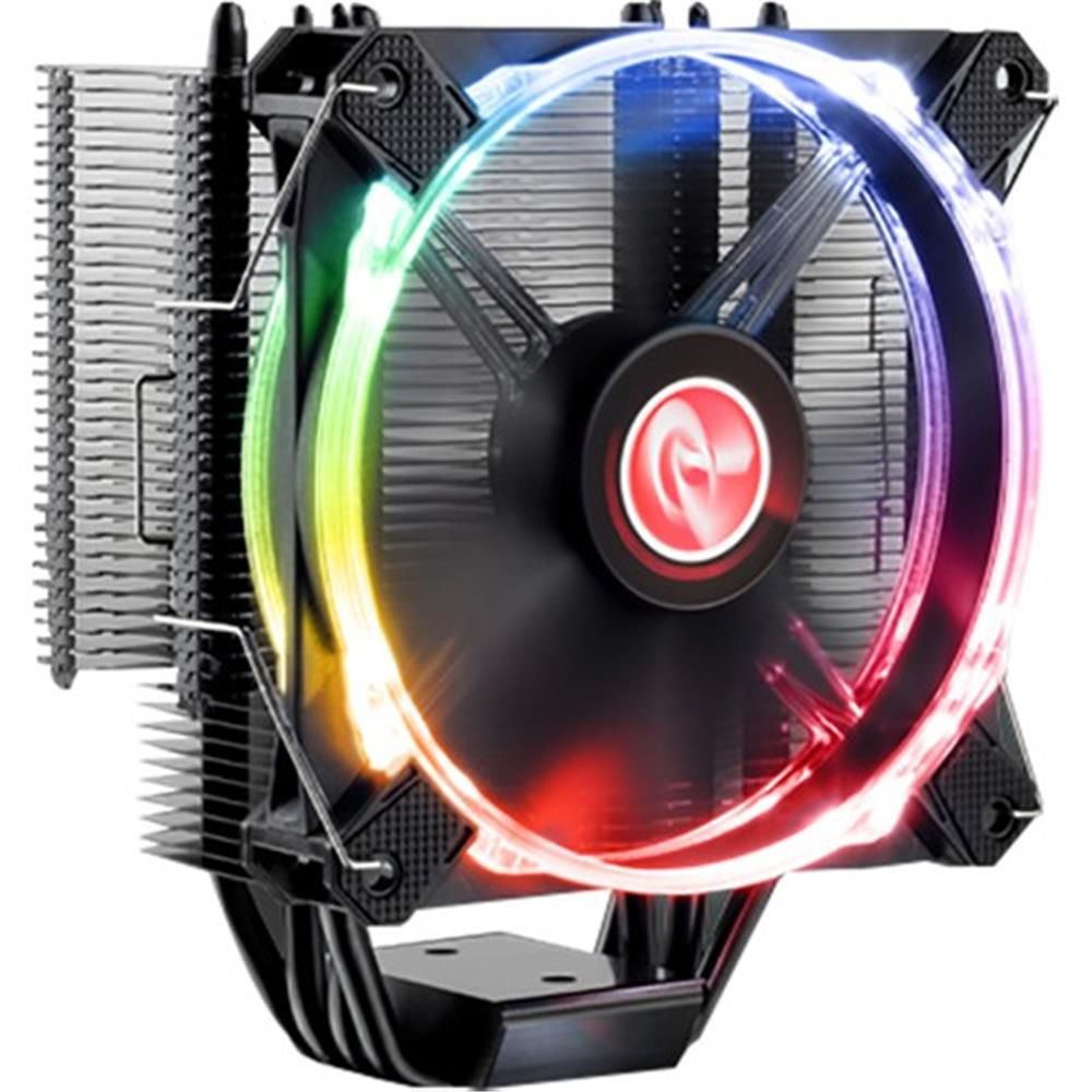 Raijintek LETO RGB 0R100075 120 mm RGB PWM Fanlı İşlemci Soğutucu – 4×6 mm Heat‑Pipe CPU Direct Contact, 155 mm Yükseklik, Intel LGA 775/115x/1366/2011/2066 & AMD AM4/AM3+/… Uyumlu