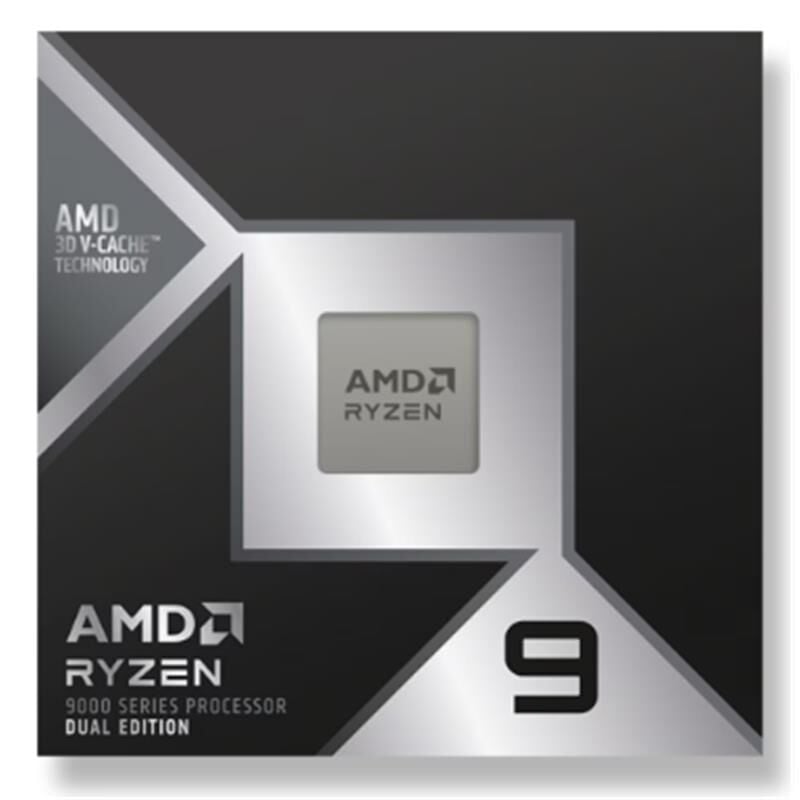 AMD Ryzen 9 9950X3D 4.3GHz (Up to 5.7GHz) 144MB Önbellek 16 Çekirdek AM5 İşlemci - Tray/Box (Fansız)