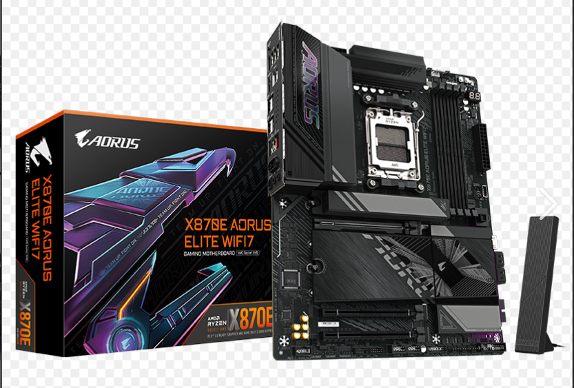 GIGABYTE X870E-A-ELT-WIFI7 AORUS ELITE WiFi7 AM5 Anakart HDMI USB 4x DDR5 PCIe 5.0 M.2 ATX