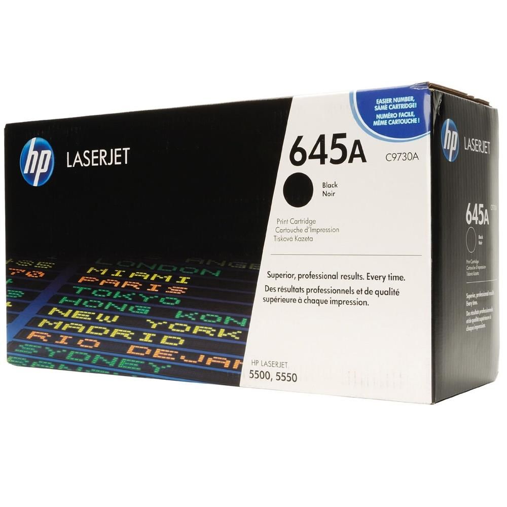 HP 645A Siyah (Black) Orijinal LaserJet Toner Kartuşu C9730A (13.000 Sayfa)