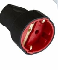 Mutlusan Plus Serisi Topraklı Dişi Fiş - Siyah (001 170 061001 00 11)