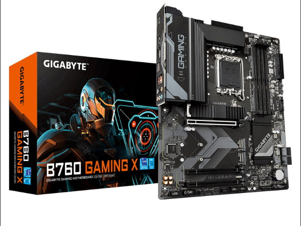 GIGABYTE B760 GAMING X WIFI6E GEN5 AM5 Anakart DDR4/DDR5 HDMI USB 4x RAM Soket 1700 ATX
