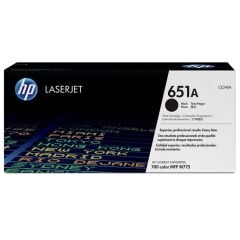 HP 651A Black (Siyah) Orijinal LaserJet Toner Kartuşu - CE340A Color LaserJet Enterprise 700 M775 Serisi 13.500 Sayfa