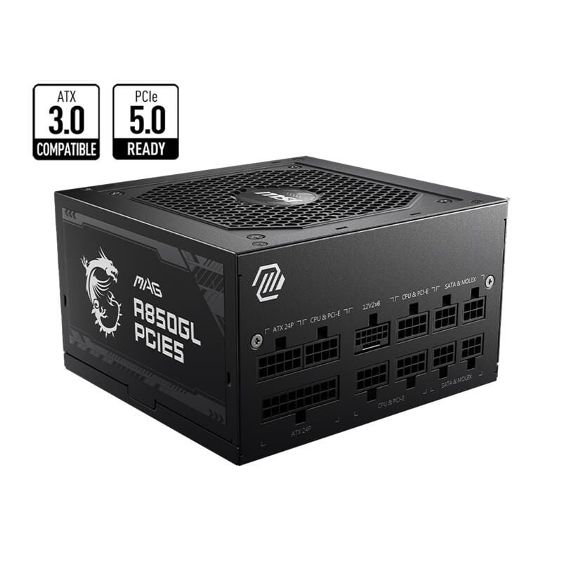 MSI MAG A850GL 850W 80+ Gold Full Modüler Güç Kaynağı PCIe 5.0