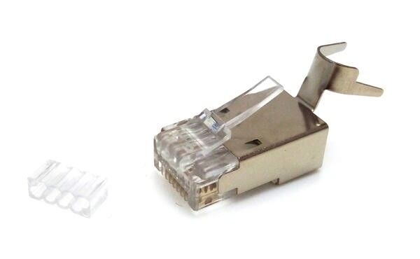 OEM Cat6A / Cat7 UTP/FTP Uyumlu Field Assembly RJ45 Modüler Konnektör (8P8C - AWG 22/23 Kalın Kablo Uyumlu)