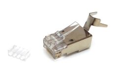 OEM Cat6A / Cat7 UTP/FTP Uyumlu Field Assembly RJ45 Modüler Konnektör (8P8C - AWG 22/23 Kalın Kablo Uyumlu)
