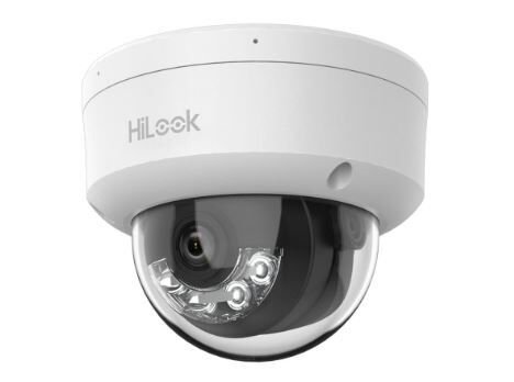 HiLook IPC-D120HA-LU 2MP 2.8mm Akıllı Çift Işıklı (Dual-Light) Dahili Mikrofonlu IP Dome Kamera