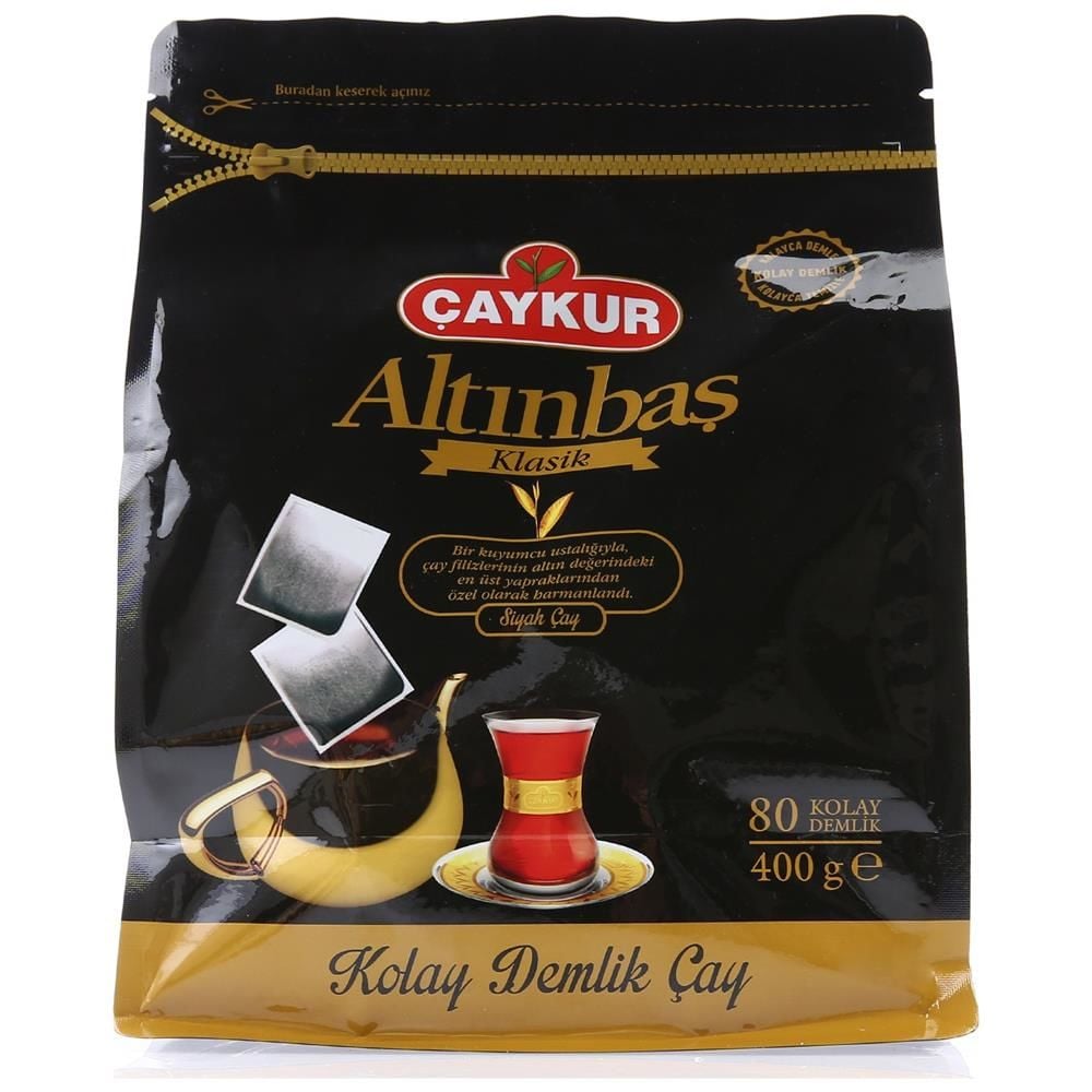 Çaykur Altınbaş Klasik Demlik Poşet Çay 80 Adet x 5 g (400 g)