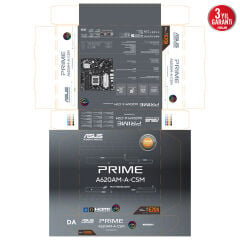 ASUS PRIME A620AM-A-CSM DDR5 7600MHZ(OC) M.2 AM5