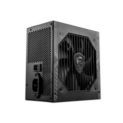 MSI MAG A550BN 550W 80 PLUS Bronze Sertifikalı ATX PSU – 120 mm Sessiz Fan, Active PFC, OCP/OVP/OPP/OTP/SCP Koruması, Siyah Kasalı