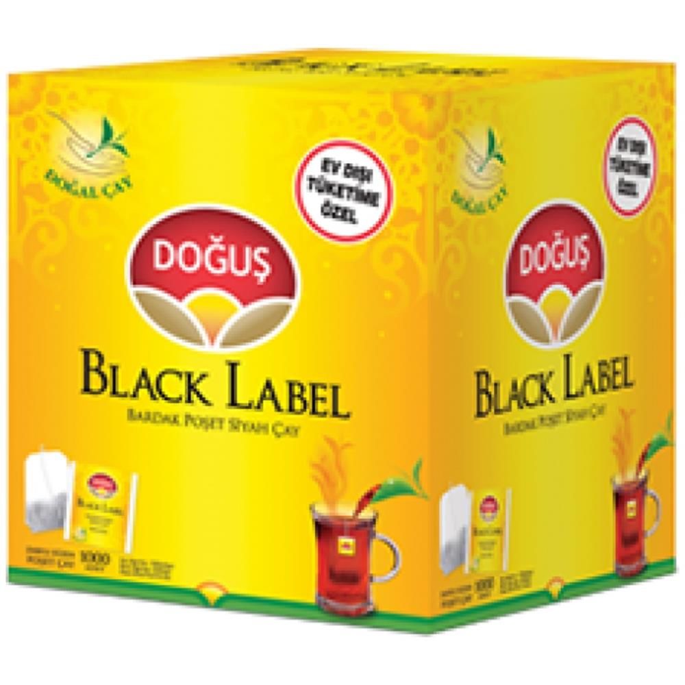 Doğuş Black Label Bardak Poşet Çay (EDT) 1000 Adet x 2 g (2 kg)