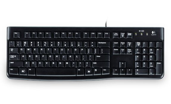 Logitech K120 Kablolu Q TR Siyah Standart Klavye (920-002505)