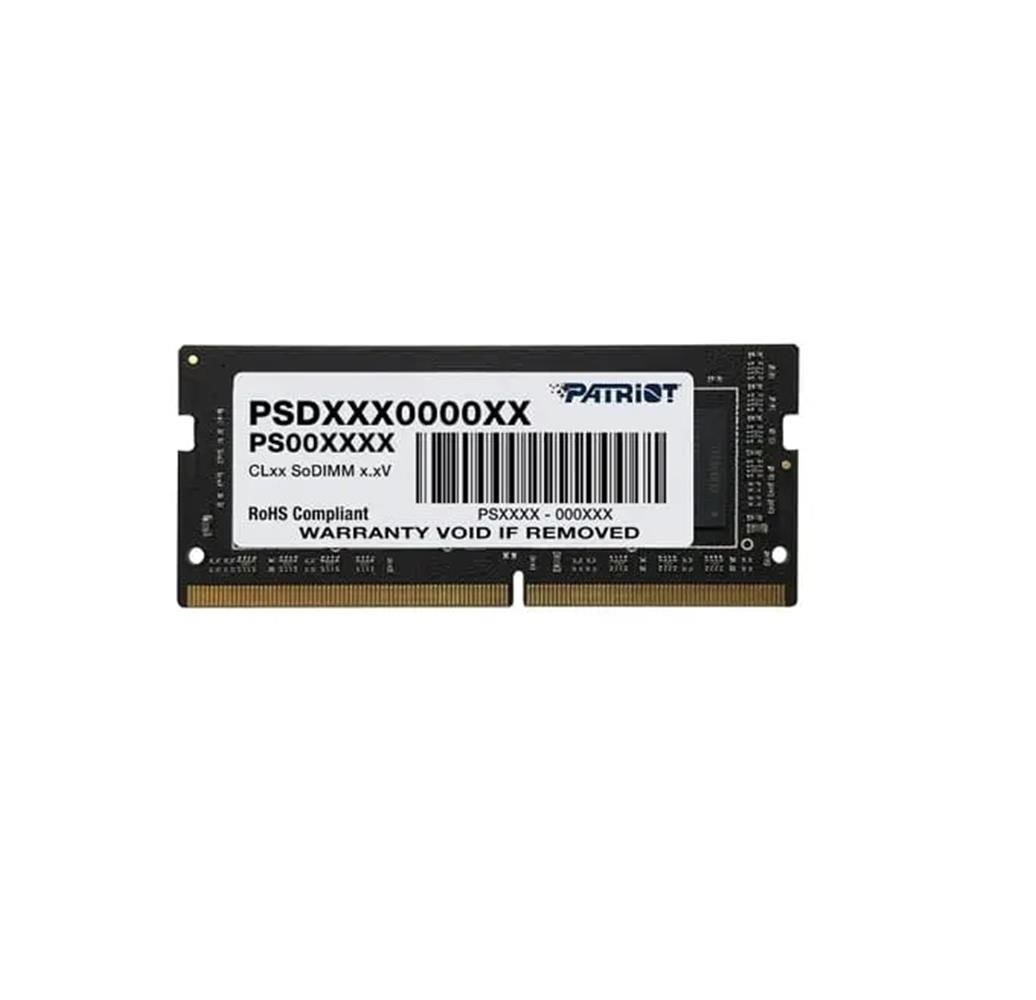 Patriot Signature Line PSD432G32002S 32 GB (1×32 GB) DDR4‑3200 MHz CL22 260‑Pin SO‑DIMM Notebook RAM 1.2 V Lifetime Warranty