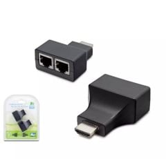 HADRON HDX1298 30M HDMI Extender by CAT5/6 Siyah