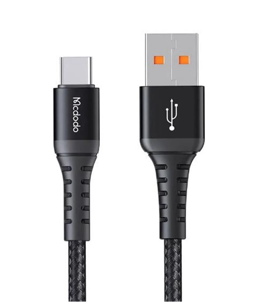 Mcdodo CA-2271 3A USB-A to Type-C Quick Charge 4.0 Hızlı Şarj ve Data Kablosu - 1 Metre Siyah