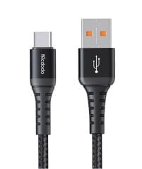 Mcdodo CA-2271 3A USB-A to Type-C Quick Charge 4.0 Hızlı Şarj ve Data Kablosu - 1 Metre Siyah