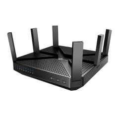 TP‑Link Archer C4000 AC4000 MU‑MIMO Tri‑Band 1.8 GHz Dört Çekirdek Gigabit Kablosuz Router (2×5 GHz 1625 Mbps + 2.4 GHz 750 Mbps) USB3.0/2.0, Beamforming, HomeCare™