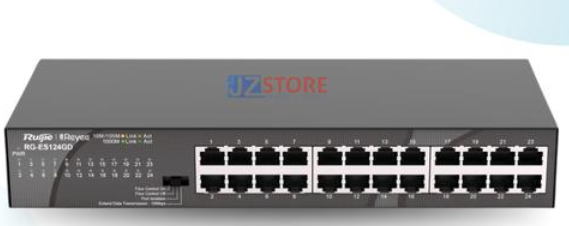 Ruijie Reyee RG-ES124G-L 24 Port Gigabit Ethernet 10/100/1000 Mbps Yönetilemez Network Switch