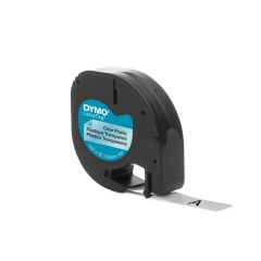 DYMO S0721530 LetraTag Plastik Şeffaf Şerit 12mm x 4m (12267)