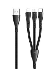 MCDODO CA-6960 3İN1 (LİGHTNİNG-MİCRO-TYPE-C) ŞARJ KABLOSU 3A 1.2M