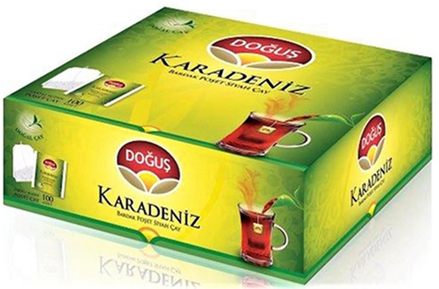 Doğuş Karadeniz Bergamot Aromalı Bardak Poşet Çay 100 Adet x 2 g (200 g)