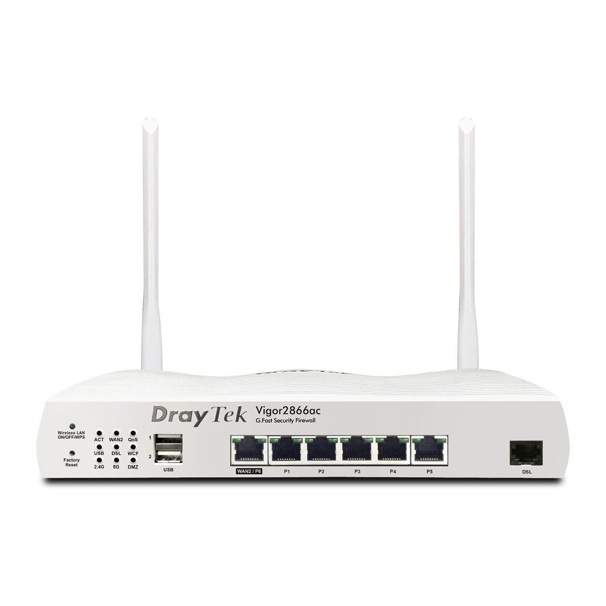 DrayTek Vigor 2866ax WiFi 6 VDSL2/ADSL2+ Dual-WAN Firewall Router