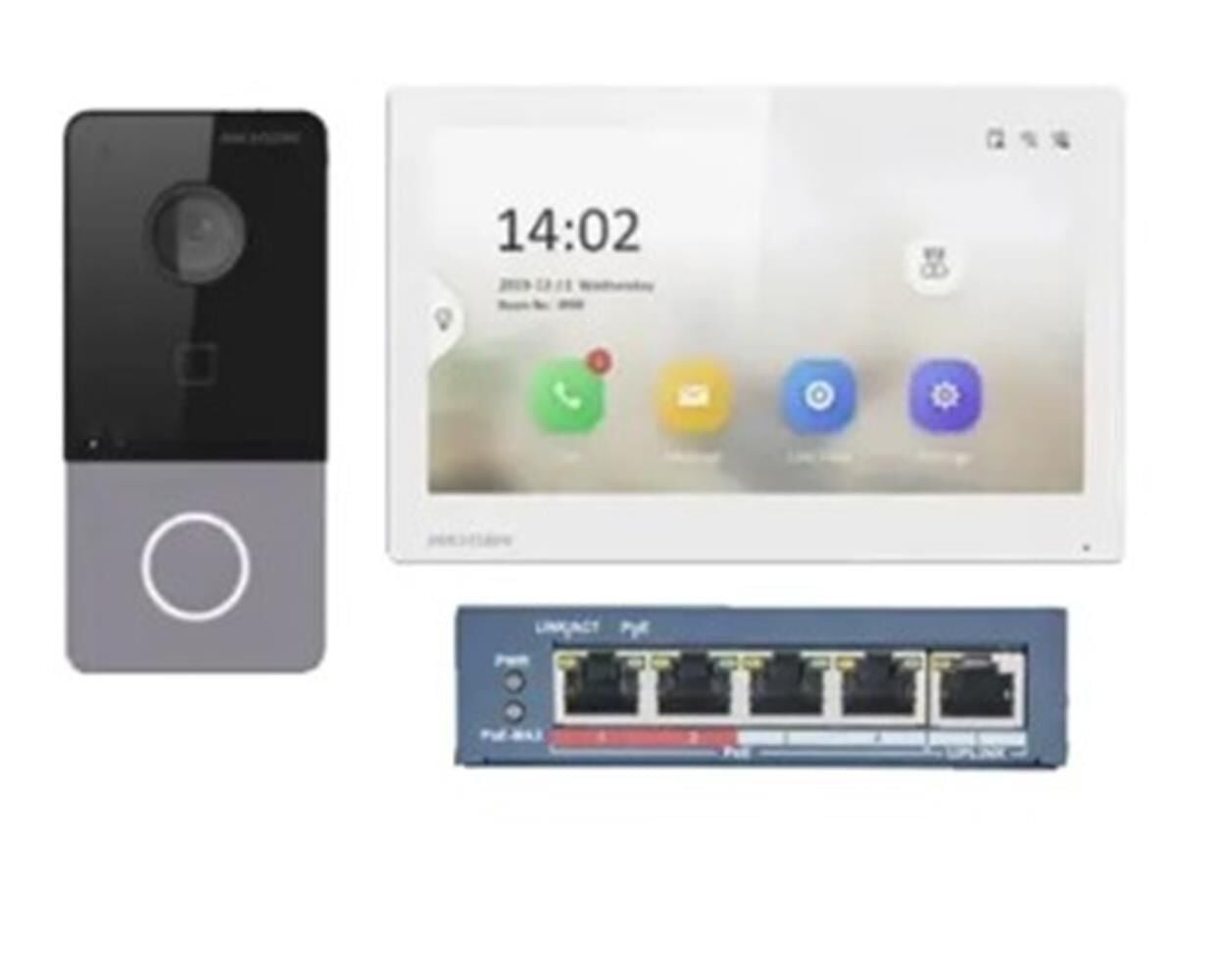 Hikvision DS-KIS213 İp Vİdeo İnterkom Kit