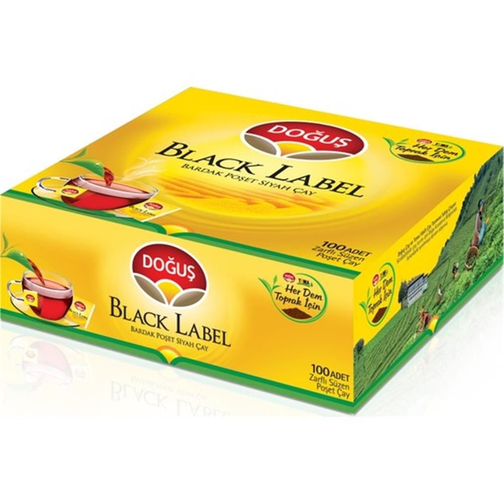 Doğuş Black Label Bardak Poşet Çay 100 Adet x 2 g (200 g)