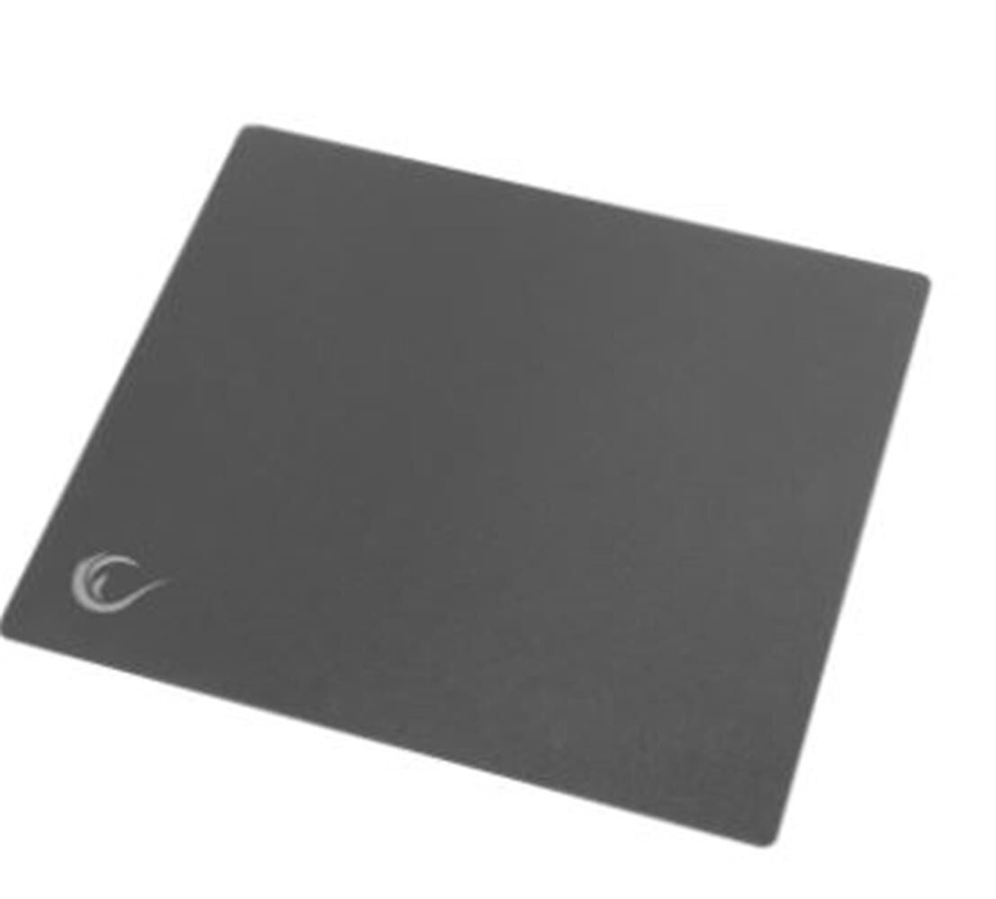 Rampage Vision 450 x 400 x 3 mm Temperli Cam Yüzeyli Kauçuk Taban Siyah Gaming Mouse Pad