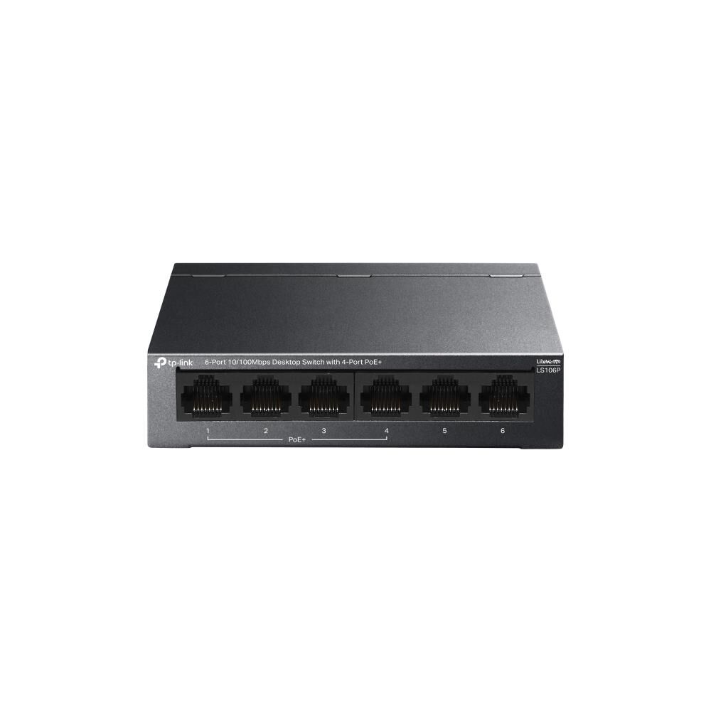 Tp-Link LS106P 6 Port 10-100 Mbps 4 Port Poe+ Masaüstü Switch
