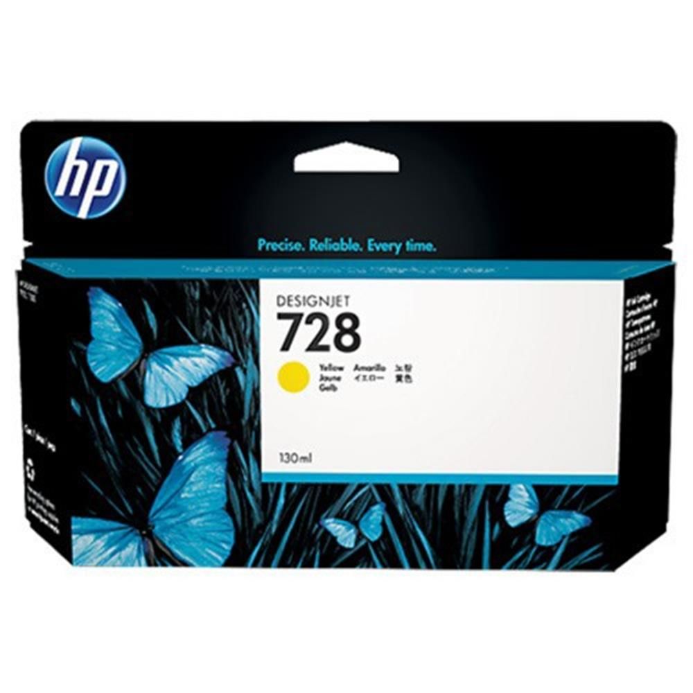 HP 728 130 ml Yellow (Sarı) Orijinal DesignJet Mürekkep Kartuşu - F9J65A
