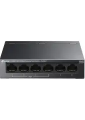 Tp-Link LS106P 6 Port 10-100 Mbps 4 Port Poe+ Masaüstü Switch