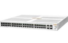 HPE Aruba Instant On 1930‑48G 4SFP+ (JL685A) 48×10/100/1000 Mbps RJ45 + 4×1/10 Gbps SFP+ Smart‑Managed Rack‑Mount Switch • 176 Gbps Switching • 130.95 Mpps • Web/Cloud Yönetim • Fanless Metal Kasa • Lifetime Garanti