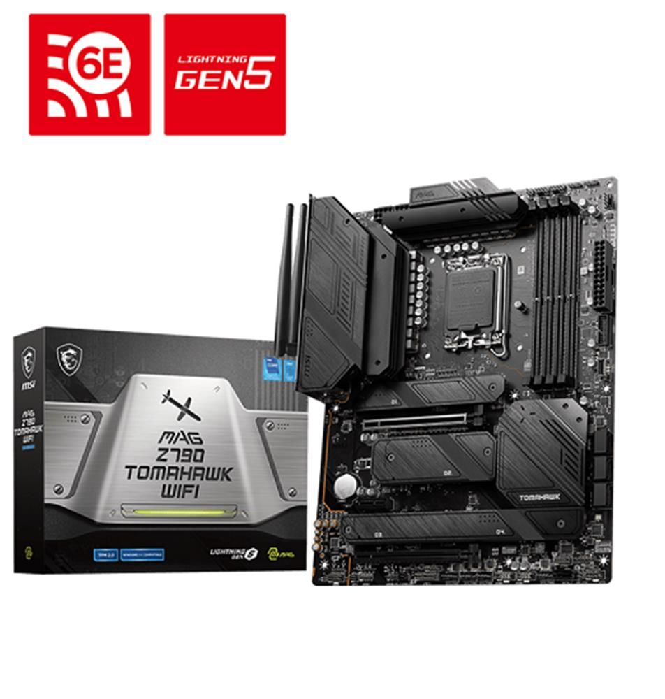 MSI MAG Z790 Tomahawk WIFI DDR5 7200 MHz (OC) Intel Z790 LGA 1700 4×DDR5 7200(OC)MHz ATX Gaming Anakart – Wi‑Fi 6E, 2.5Gb LAN, PCIe 5.0