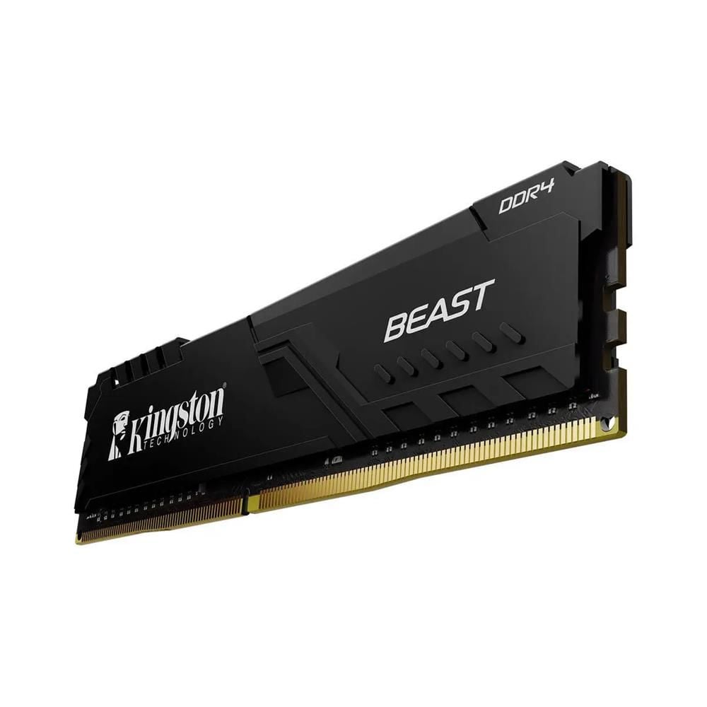 Kingston Beast KF436C18BB‑16TR 16GB 1x16GB DDR4‑3600MHz CL18 18‑22‑22 XMP 2.0 1.35 V Siyah Heat‑Spreader DIMM Gaming Bellek