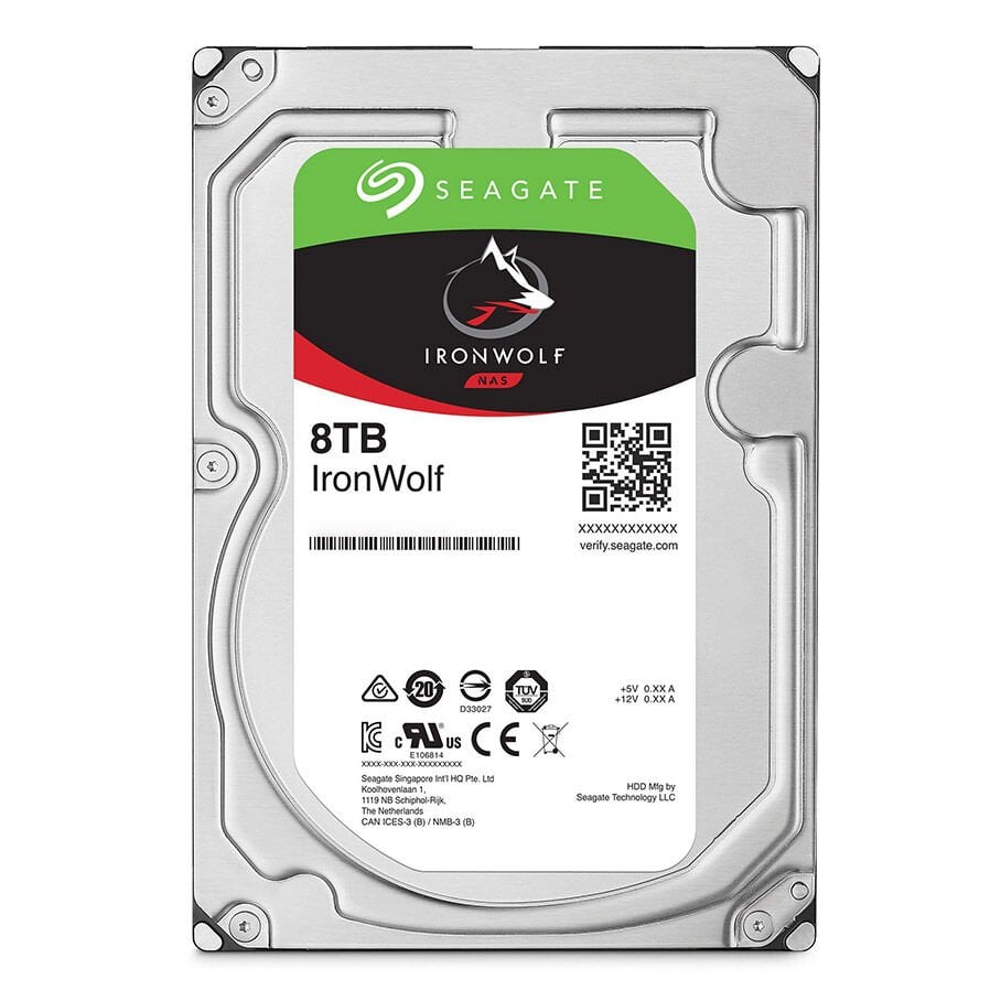Seagate IronWolf 8TB 3.5'' 7200RPM 256MB Cache SATA3 NAS Dahili Sabit Disk (ST8000VN004)