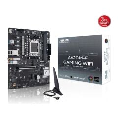 ASUS A620M-F GAMING WIFI AMD A620 DDR5 8000MHz (OC) AM5 Micro-ATX Anakart