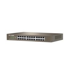IP‑COM G1024D 24×10/100/1000 Mbps RJ45 Metal Kasa Rack‑Mount Unmanaged Switch • 48 Gbps Switching • 8K MAC • 4 Mb Buffer • Fanless • Yıldırım Koruma