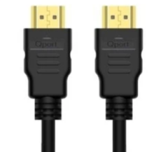 QPort Q-HDMI102 10 Metre HDMI 2.0 4K 60Hz Ultra HD Görüntü ve Ses Aktarım Kablosu