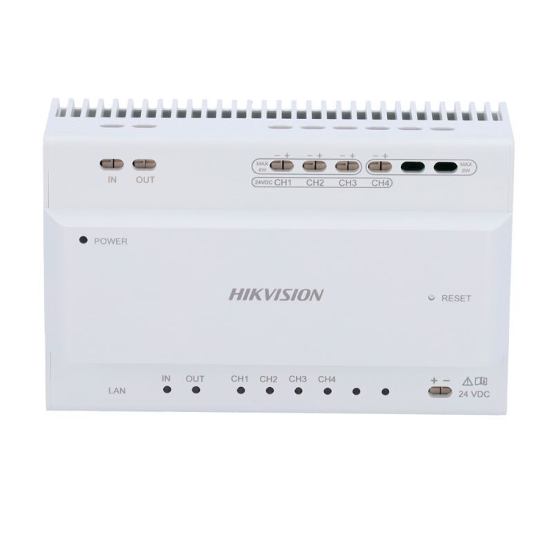 Hikvision DS-KAD704Y 2 Telli 4 Kanal Analog İnterkom Dağıtıcısı