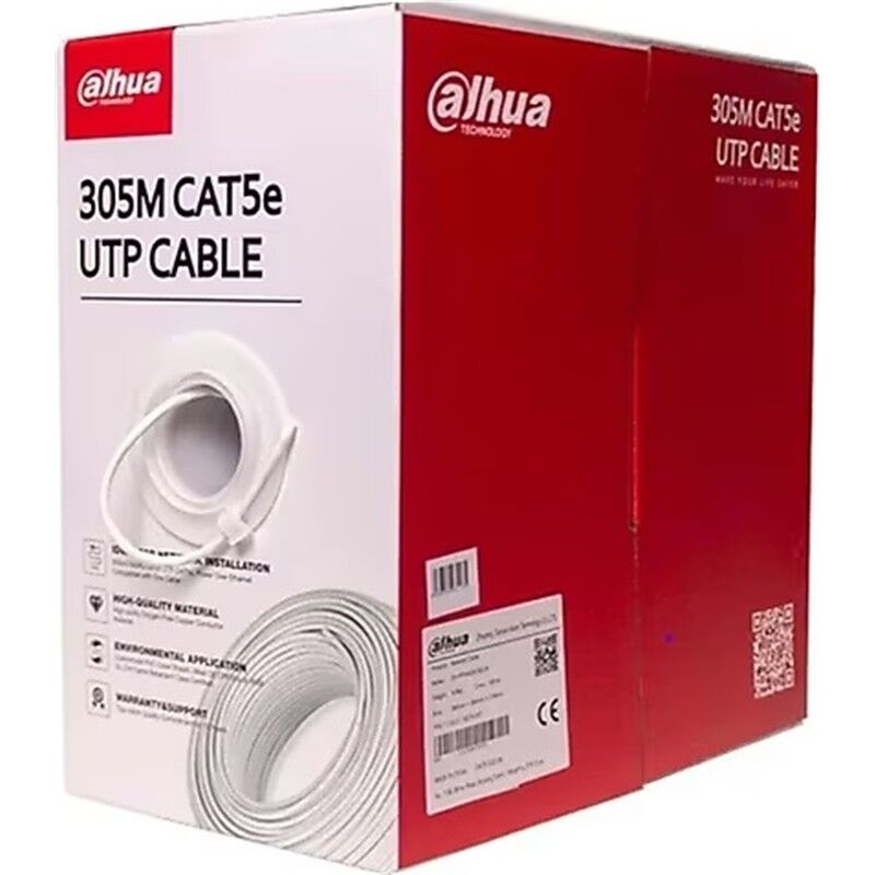 Dahua PFM922I-6UN-C 305 Metre CAT6 U/UTP 23AWG CCA İç Mekan Network Kablosu - Gri